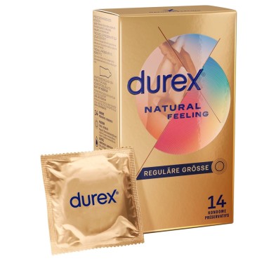 Durex - Naturalne Prezerwatywy Natural Feeling 14 szt